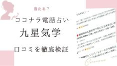 ココナラ電話占い九星気学