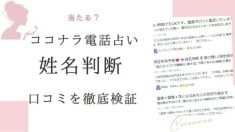 ココナラ電話占い　姓名判断