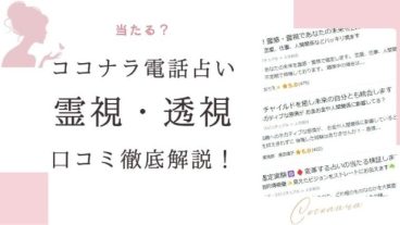 ココナラ電話占い 霊視・透視