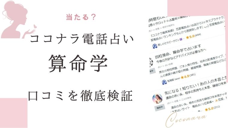 ココナラ電話占い算命学